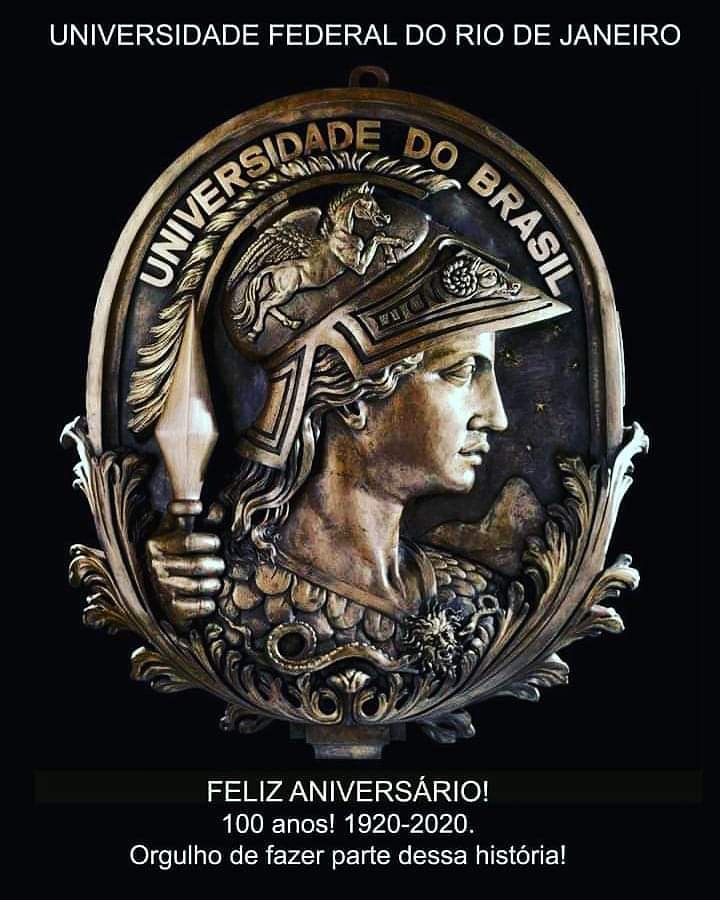 Brazão dos 100 anos da UFRJ